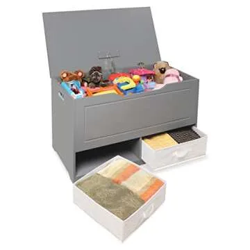 Badger Basket Toy Box and Storage Bench for Kids