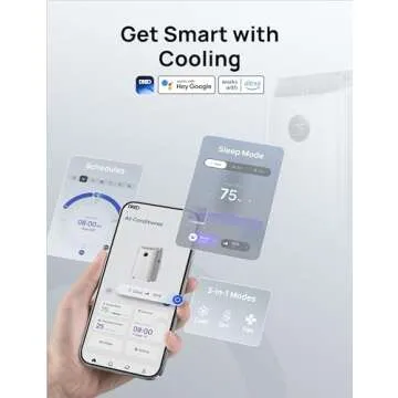 Dreo Portable Air Conditioner 14,000 BTU Quiet Smart Unit