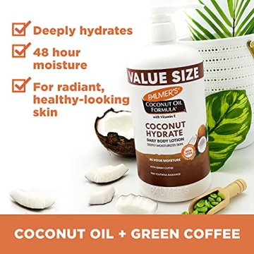 Palmer's Coconut Lotion for Deep Hydration, 33.8 Fl Oz