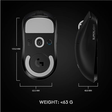 Logitech G PRO X SUPERLIGHT Gaming Mouse - Wireless & Lightweight