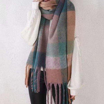 Junhcone Knitted Scarves - Cozy Winter Wraps for All