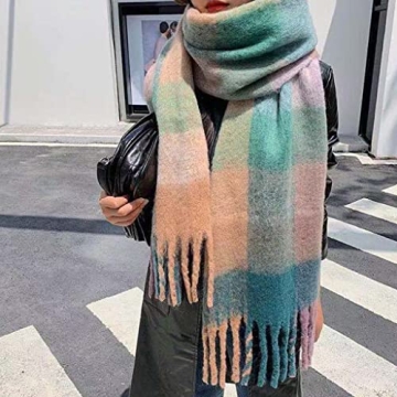 Junhcone Knitted Scarves - Cozy Winter Wraps for All