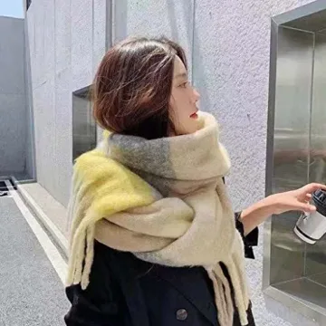 Junhcone Knitted Scarves - Cozy Winter Wraps for All