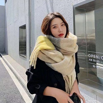 Junhcone Knitted Scarves - Cozy Winter Wraps for All