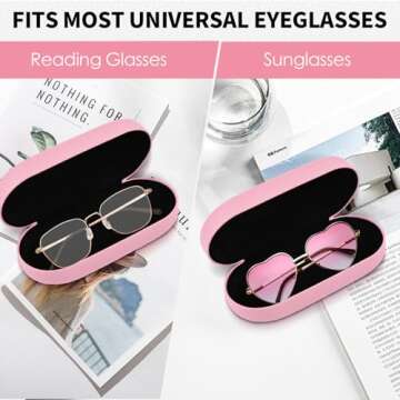 ZKFLLO Large Hard Shell Sunglasses Case for Ultimate Protection