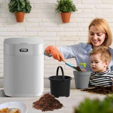 Upgraded Indoor Kitchen Composter Odorless & Smart 2023