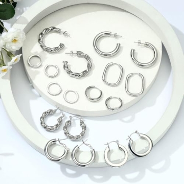 14k Gold Small Hoop Earrings for Women - Trendy & Hypoallergenic