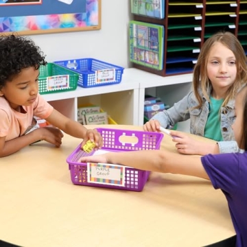 Really Good Stuff Plastic Desktop Storage Baskets for All Ages