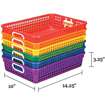 Really Good Stuff Plastic Desktop Storage Baskets for All Ages