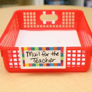 Really Good Stuff Plastic Desktop Storage Baskets for All Ages