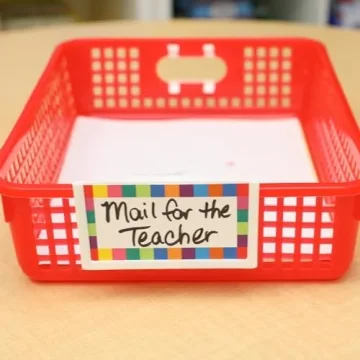 Really Good Stuff Plastic Desktop Storage Baskets for All Ages