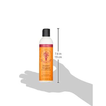 Jessicurl, Rockin' Ringlets Styling Potion, Citrus Lavender, 8 Fl oz. Curl Enhancer with Flaxseed Ex...