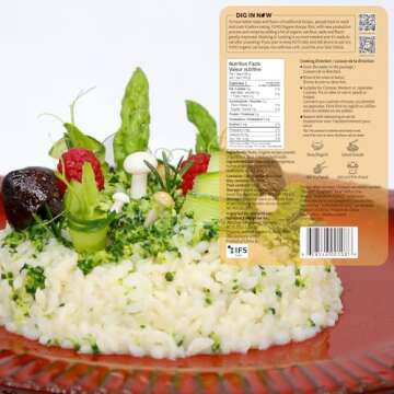 YUHO Organic Shirataki Rice 8 Pack Organic Konjac Oat Rice Ready to Eat Vegan Gluten Free Low Carb C...