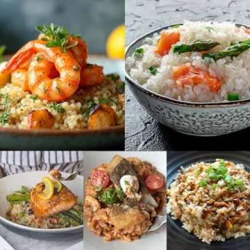 YUHO Organic Shirataki Rice 8 Pack Organic Konjac Oat Rice Ready to Eat Vegan Gluten Free Low Carb Calorie Sugar Free Plant-Based Soy Free Paleo and Keto Friendly 53.61 Oz