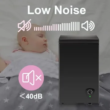 Compact Chest Freezer Energy Saving 2.2 cu.ft Storage