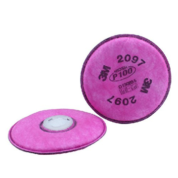 3M Particulate Filter 2097/07184(AAD), P100 Respiratory Protection with Nuisance Level Organic Vapor...