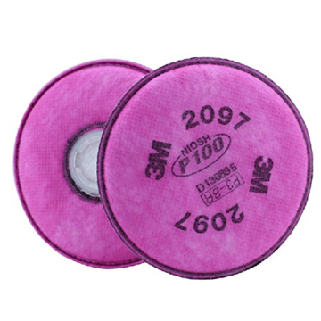 3M P100 Particulate Filter 2097 for Respirators - Dual Protection
