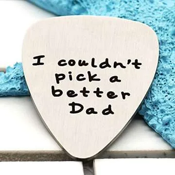 Custom Engraved Guitar Pick for Father's Day Gift