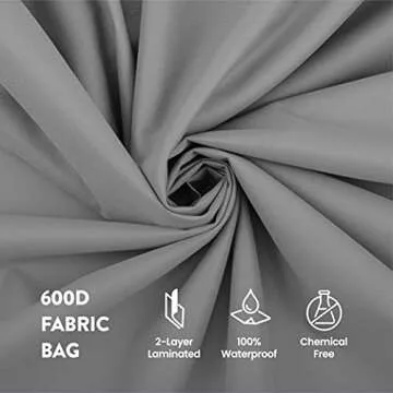 ZOBER Christmas Wreath Storage Container - 30 Inch Wreath Box, Garland Storage - 2 Zippers, Durable Handles - Holiday and Seasonal Wreath Storage Boxes - 2 Pack (Gray)