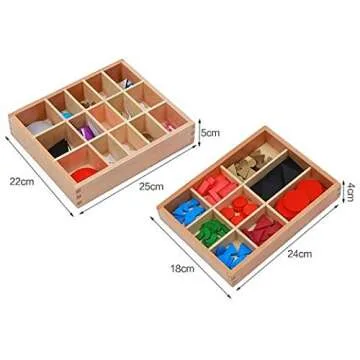 Adena Montessori Wooden Grammar Symbols Set for Kids