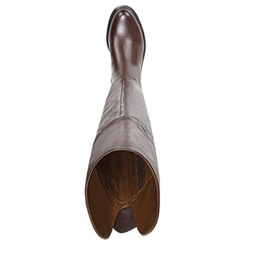 Franco Sarto Battina Knee High Boots Brown Leather Size 8 M