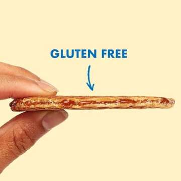Rip Van Wafels Gluten-Free Stroopwafel - Dutch Caramel & Vanilla Stroopwafels Healthy Snacks Non-GMO Low Sugar (6g) Calorie, 12 Count