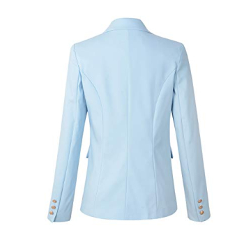 Chic Women's Double Breasted Military Blazer