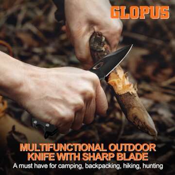 Father's Day Gifts from Daughter, Multitool Carabiner with Pocket Knife, EDC Gear with Folding Knives, Bottle Opener, Window Breaker And Screwdriver, Tactical Survival Gear for Camping And Hiking