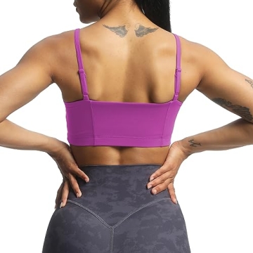 Aoxjox Women's Bandeau Sports Bra for Fitness & Yoga