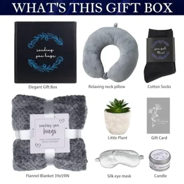 Get Well Soon Gift Basket for Men - Self Care Gifts