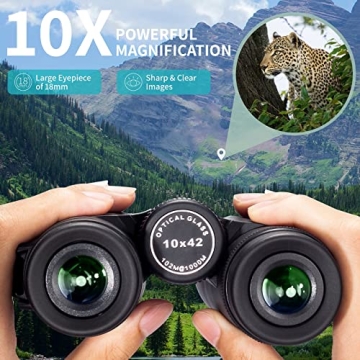 Gosky 10x42 HD Binoculars for Bird Watching Stargazing