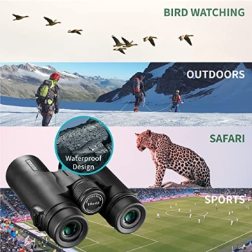 Gosky 10x42 HD Binoculars for Bird Watching Stargazing