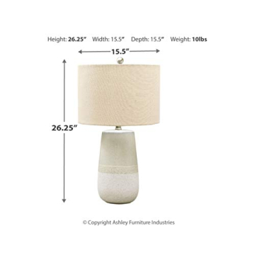 Ashley Shavon Textured Ceramic Table Lamp for Stylish Lighting