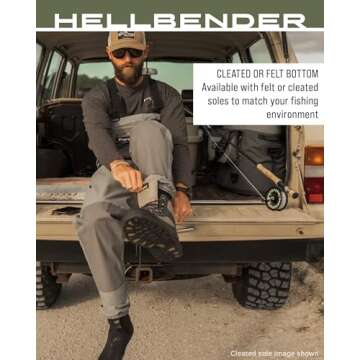 FROGG TOGGS Men's Hellbender Wading Boots for Fishing