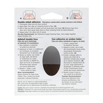 Duck Brand Carpet Tape | Strong, Clear, and Versatile Adhesive