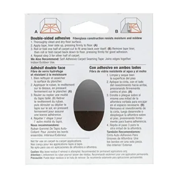 Duck Brand Carpet Tape | Strong, Clear, and Versatile Adhesive