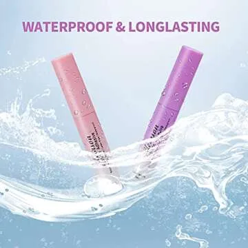 Melason Best Eyelash Glue,Super Strong Hold Eyelash Adhesive,Fast Drying,Latex Free Vegan Waterproof Hypoallergenic Strip Lash Adhesive,Suitable for Senstive Eyes, 2pcs/Pack, 5mlx2 0.34fl.oz