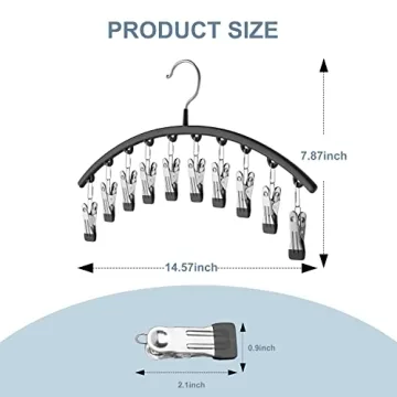Yecuip Hat Hangers for Closet - Durable Cap Organizer Racks