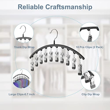 Yecuip Hat Hangers for Closet - Durable Cap Organizer Racks