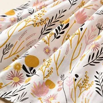 Toddler Baby Girl Sundress 2T Girls Wildflower Floral Casual Dresses 2-3T Girls Ruffle Neck Sleeveless Beach Dress for Spring Summer Yellow