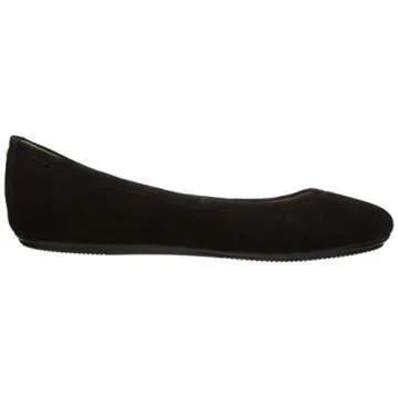 Naturalizer Women's Brittany Ballet Flat, Black, 10 W US