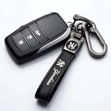 Kaleduo Baseball Fans Car Keychain for Yankees Supporters