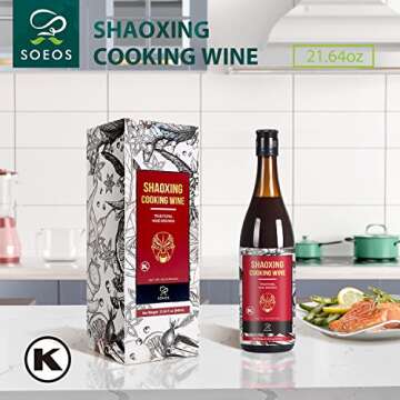 Soeos Shaoxing Wine, Shaoxing Rice Wine, Chinese Cooking Wine, Rice Cooking Wine, Shaoxing Wine Chin...