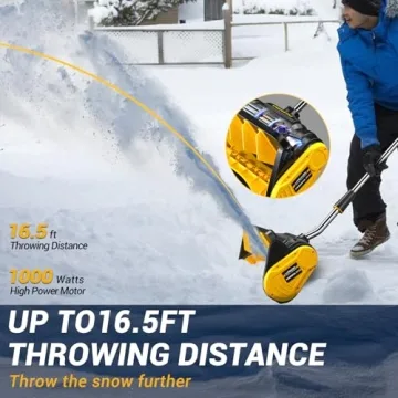Litekon 40V Cordless Snow Shovel for Effortless Snow Removal