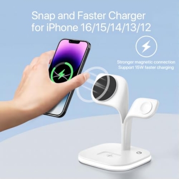 EXW 3-in-1 Wireless Charging Station for Apple Devices