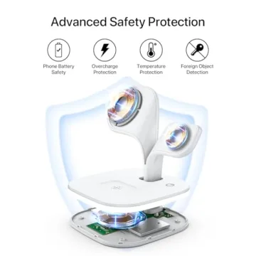 EXW 3-in-1 Wireless Charging Station for Apple Devices