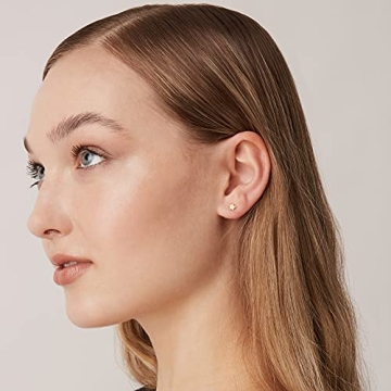 PAVOI 14K Gold Plated Star Stud Earrings in Yellow