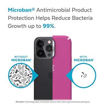 Speck MagSafe Case for iPhone 13 Pro Max - Drop & Camera Protection, Soft-Touch Secure Grip, Wireless Charging Compatible, Also Fits iPhone 12 Pro Max - Orchid Pink/Rosy Pink