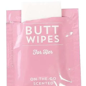 BLUE PANDA Aloe Vera Flushable Travel Wipes 100 Pack