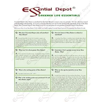 Organic Unrefined Shea Butter - Essential Depot - 2 lbs